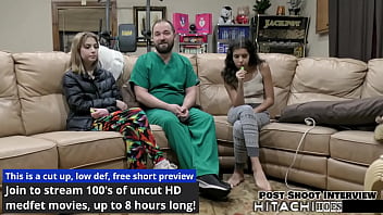 Freshman gets mandatory hitachi orgasm from doctor tampa daisy bean