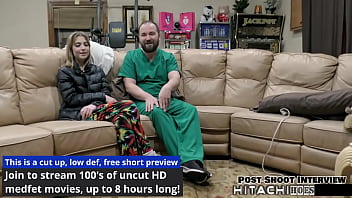 Freshman gets mandatory hitachi orgasm from doctor tampa daisy bean