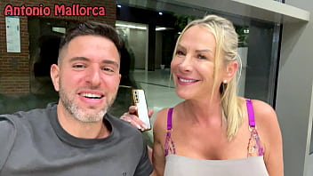 50 years old milf gets anal by young strong stud