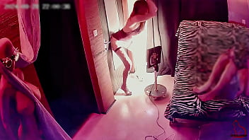 Homemade gloryhole behind the scene 100% real redcat in action