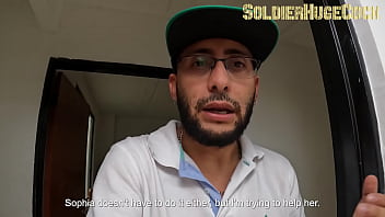 The casting guy didn't get an erection and sofia couldn't stay with the desire to feel a dick in her mouth