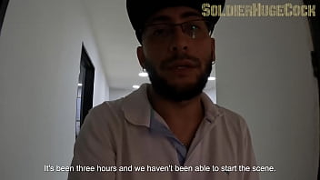 The casting guy didn't get an erection and sofia couldn't stay with the desire to feel a dick in her mouth