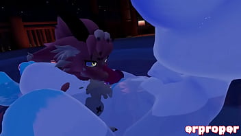 Vrchat draco sucks and fucks alolan vulpix