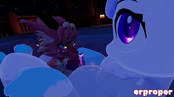 Vrchat draco sucks and fucks alolan vulpix