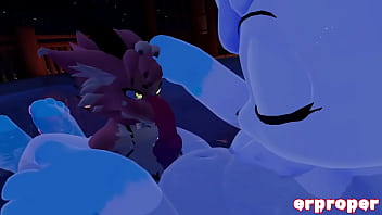 Vrchat draco sucks and fucks alolan vulpix