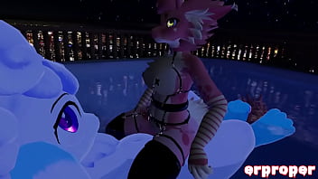 Vrchat draco sucks and fucks alolan vulpix