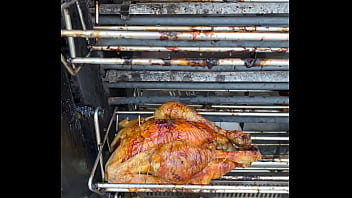 Sacrificial spit – the infernal dance of dripping fat