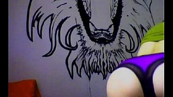 Blonde teen shows her natural tits on webcam