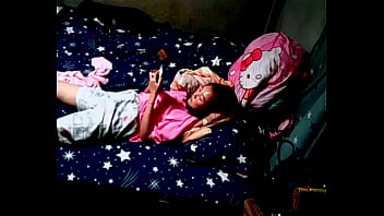 Behind the scenes of a beautiful woman masturbating