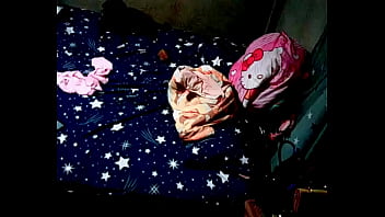 Behind the scenes of a beautiful woman masturbating