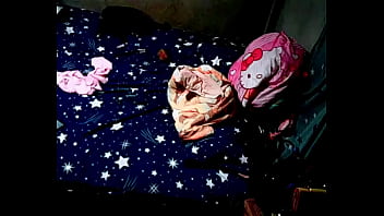 Behind the scenes of a beautiful woman masturbating