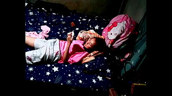 Behind the scenes of a beautiful woman masturbating