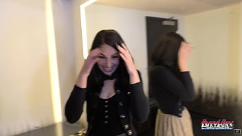 Skinny brunette hottie ashley wolf loves to rub her pussy with a sex toy