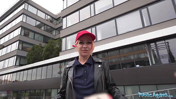 Public agent clumsy waitress is shagged deep in her pussy in the toilets