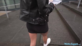 Public agent clumsy waitress is shagged deep in her pussy in the toilets