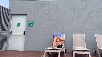 I recorded my famous influencer roommate sunbathing in brasilin thong here in medelin