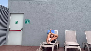 I recorded my famous influencer roommate sunbathing in brasilin thong here in medelin