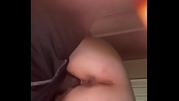 Snowbunnyqueen27 rides a bbc until he cums