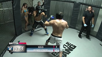 Getting into her pussy after the fight