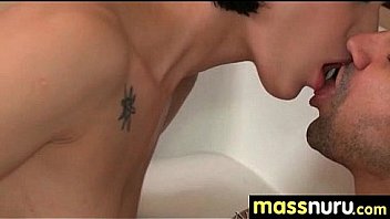 Japanese masseuse gives a full service massage 1