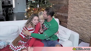 Threesome taboo sex while mom is at work