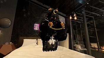 Having hard sex with my umbreon girlfriend in a condo