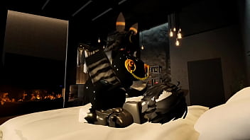 Having hard sex with my umbreon girlfriend in a condo