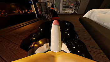 Having hard sex with my umbreon girlfriend in a condo