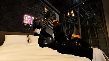 Having hard sex with my umbreon girlfriend in a condo