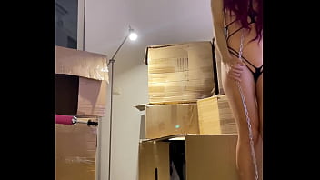 Me cat red fetish girl got sexually aroused and blowjob sucked sex machine