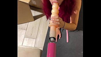 Me cat red fetish girl got sexually aroused and blowjob sucked sex machine