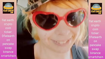 Crypto thot sillybabynft bares it all for her flatearth crypto coin on pancakeswap