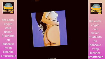 Crypto thot sillybabynft bares it all for her flatearth crypto coin on pancakeswap