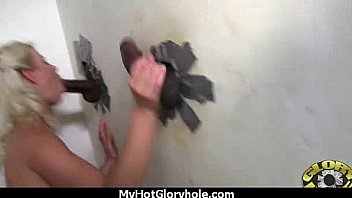 Black babe suck in a gloryhole 1