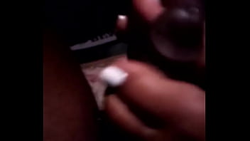 Caramelfootgoddess giving a quick fj tease