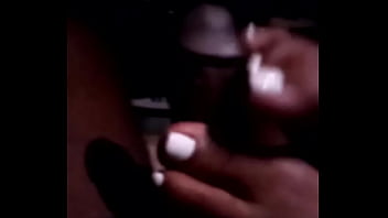 Caramelfootgoddess giving a quick fj tease