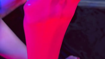 Messy foot play to make you hard