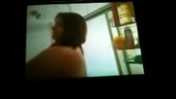 Christina taking a shower