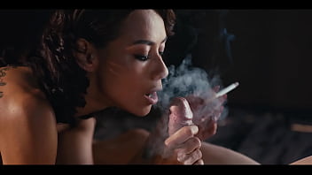 Cum slut smoking rimjob veronica leal smokes cigarette cowgirl style with cumshots & squirt trailer