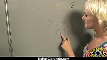 Black girl have surprise gloryhole 14