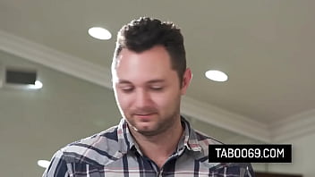 Big tits stepmom wants her stepson's big stuff dick in her pussy so bad