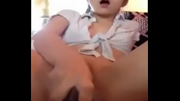 Teen webcam big dildo anal masturbation