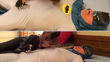 Mature dc slut villainess catwoman sucks batman’s cock