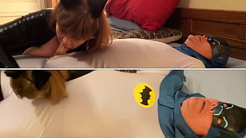 Mature Dc Slut Villainess Catwoman Sucks Batman’s Cock thumbnail