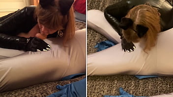 Mature dc slut villainess catwoman sucks batman’s cock