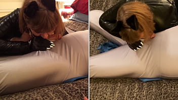 Mature dc slut villainess catwoman sucks batman’s cock