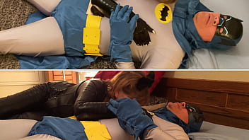 Mature dc slut villainess catwoman sucks batman’s cock