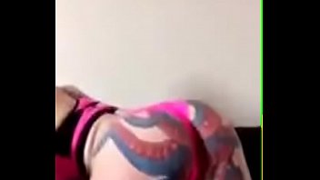 Tattooed ass twerk