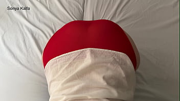 Sexy hijab secretary getting fucked for more salary