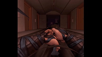 Sonya blade ballsbusting flip landing